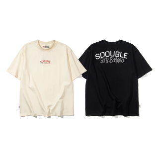 stussy 主题品牌宽松纯棉短袖T恤  