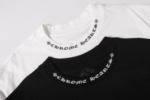 Chrome Hearts/克罗心梵文基础款字母印花短袖T桖
