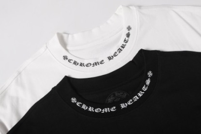 Chrome Hearts/克罗心梵文基础款字母印花短袖T桖