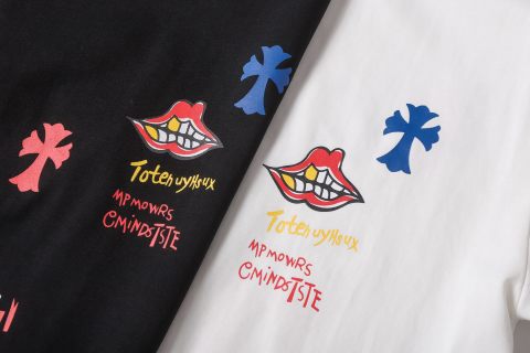 Chrome Hearts/克罗心梵文涂鸦✍️十字架字母印花短袖T桖