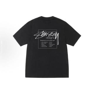 STUSSY斯图西 SS26 方框字母印花短袖t恤男女同款