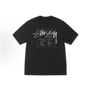 STUSSY斯图西 SS26 方框字母印花短袖t恤男女同款