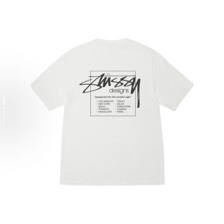 STUSSY斯图西 SS26 方框字母印花短袖t恤男女同款