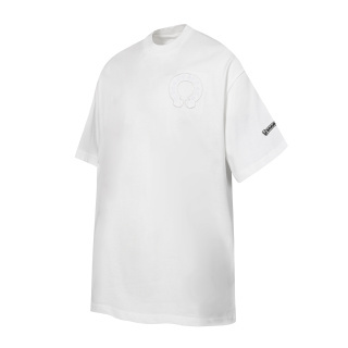 Chrome Hearts/克罗心梵文马蹄贴布绣字母绣花短袖T桖