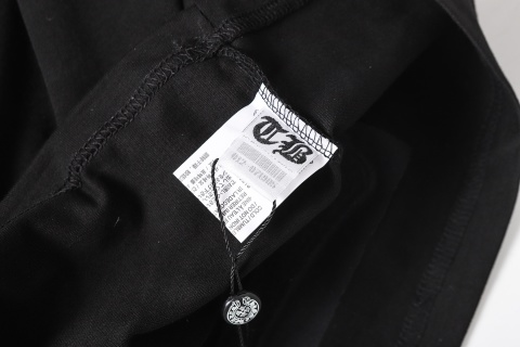 Chrome Hearts/克罗心梵文马蹄贴布绣字母绣花短袖T桖