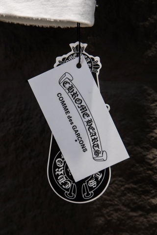 Chrome hearts 重工磨破水洗贴布绣短袖