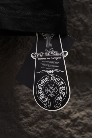 Chrome hearts 重工磨破水洗贴布绣短袖