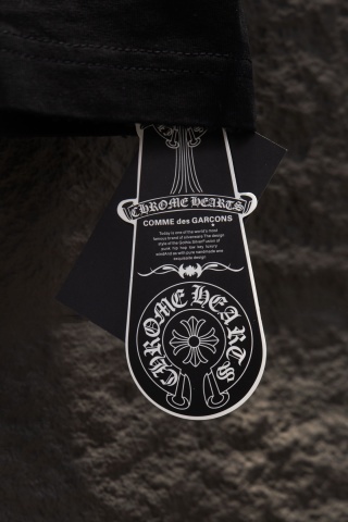Chrome hearts 重工磨破水洗贴布绣短袖