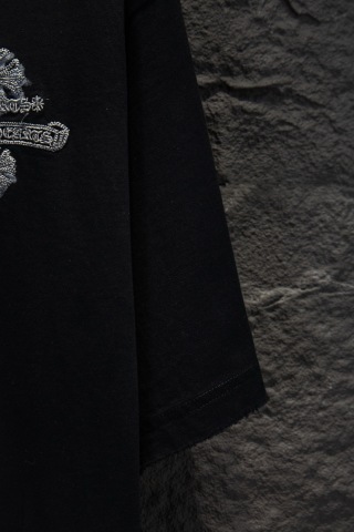 Chrome hearts 新款水洗印花中空绣短袖