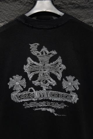 Chrome hearts 新款水洗印花中空绣短袖