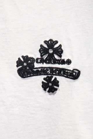 Chrome hearts 新款水洗印花中空绣短袖