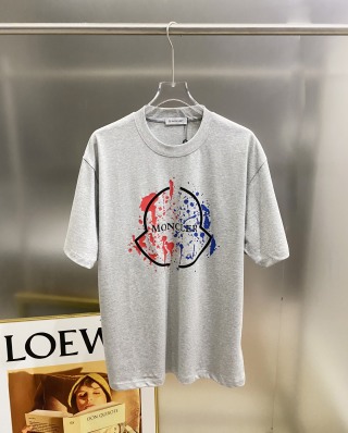 蒙口*2026春夏新款 新款logo立体发泡工艺 短袖T恤