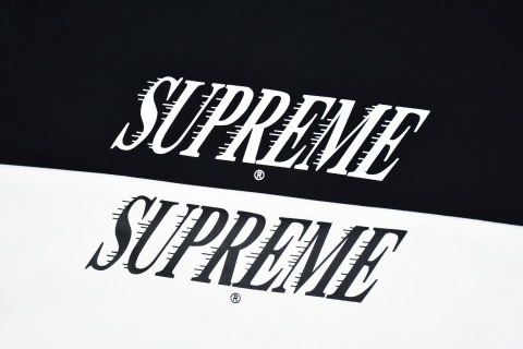 Supreme 22FW Slap Shot Tee 大写字母 logo短袖T恤