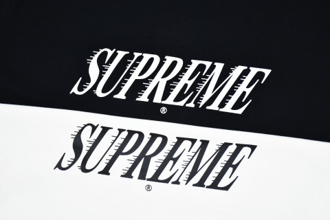 Supreme 22FW Slap Shot Tee 大写字母 logo短袖T恤