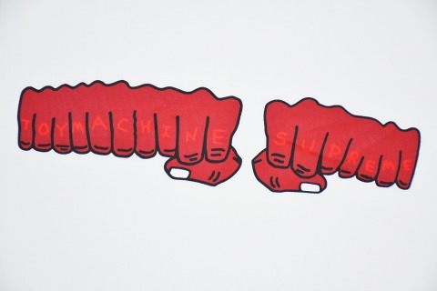 Supreme  24ss TOY MACHINE FIST 拳头短袖T恤 