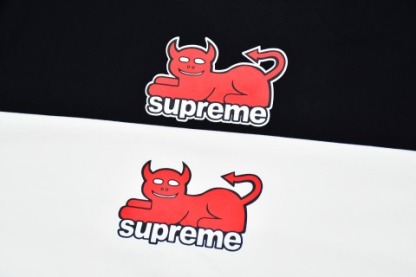 Supreme  24ss TOY MACHINE DEVIL CAT 小恶魔猫咪短袖T恤