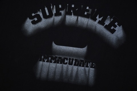 Supreme  24ss Shadow Tee 影子 立体Logo 短袖T恤