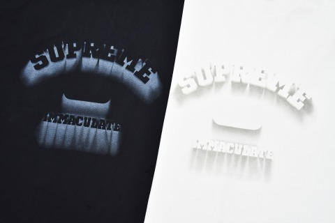 Supreme  24ss Shadow Tee 影子 立体Logo 短袖T恤