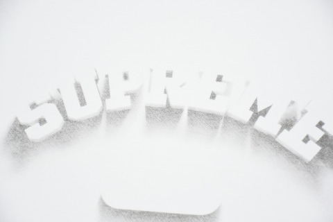 Supreme  24ss Shadow Tee 影子 立体Logo 短袖T恤