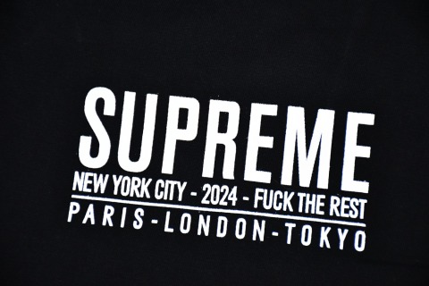 Supreme 24ss  巴黎 PARIS  短袖T恤