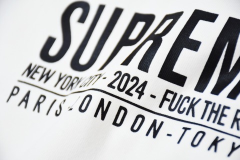 Supreme 24ss  巴黎 PARIS  短袖T恤