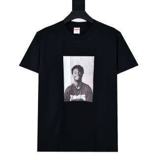 SUPREME X THRASHER® CREWNECK FW24 火焰联名人物印花短袖T恤