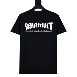 SUPREME X THRASHER® CREWNECK FW24 火焰联名人物印花短袖T恤