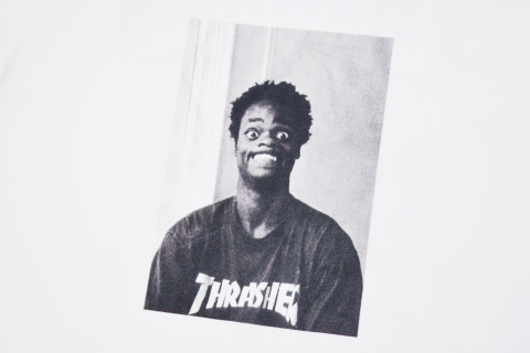 SUPREME X THRASHER® CREWNECK FW24 火焰联名人物印花短袖T恤