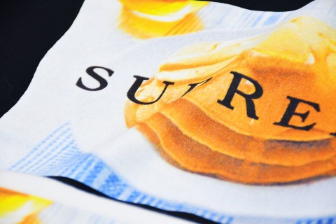 Supreme 25ss Pancakes Tee 薄饼松饼Logo 短袖T恤