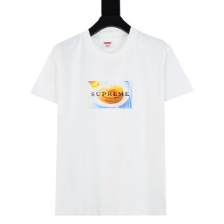 Supreme 25ss Pancakes Tee 薄饼松饼Logo 短袖T恤