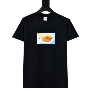Supreme 25ss Pancakes Tee 薄饼松饼Logo 短袖T恤