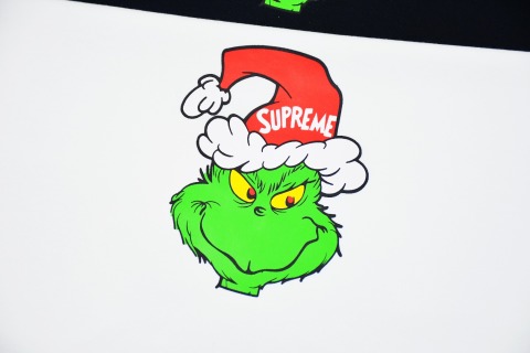 Supreme 24fw GRINCH 圣诞怪杰印花短袖T恤