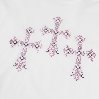 Chrome hearte/克罗心ch 25ss迈阿密限定梵文龙年限定印花T恤短袖