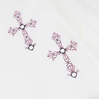 Chrome hearte/克罗心ch 25ss迈阿密限定梵文龙年限定印花T恤短袖