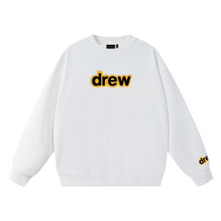 drew house經典款笑臉字母毛圈圓領衛衣