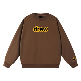 drew house經典款笑臉字母毛圈圓領衛衣