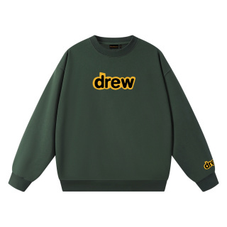 drew house經典款笑臉字母毛圈圓領衛衣