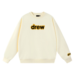 drew house經典款笑臉字母毛圈圓領衛衣