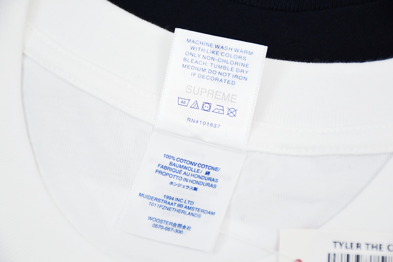 Supreme 24FW 字母喷漆涂鸦印花短袖T恤