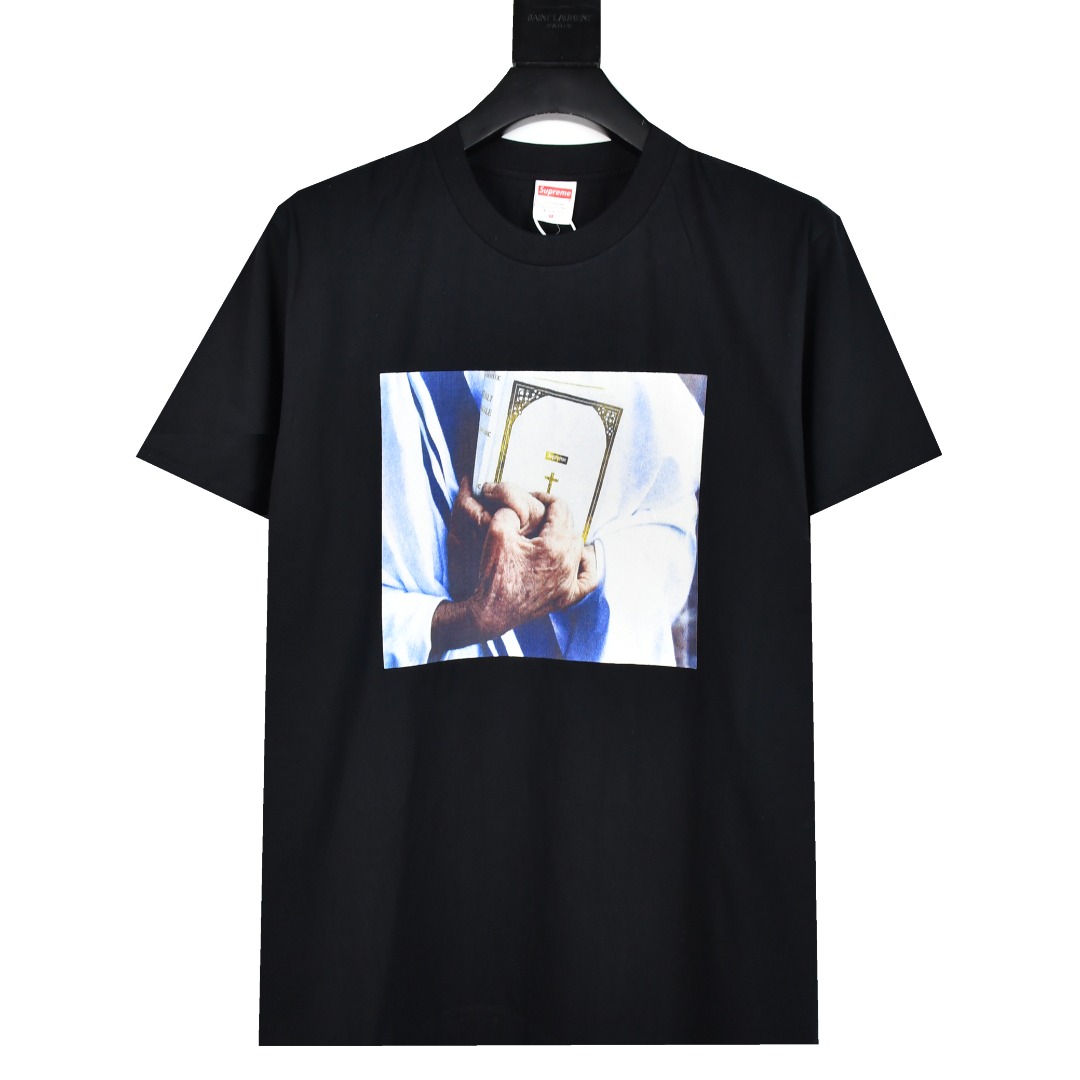 Supreme 19fw Week 7 Bible Tee 圣经短袖