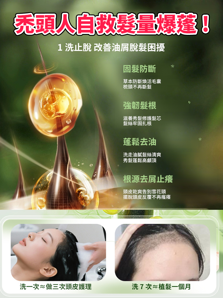【髮量暴漲】側柏葉烏斯曼草洗髮皂