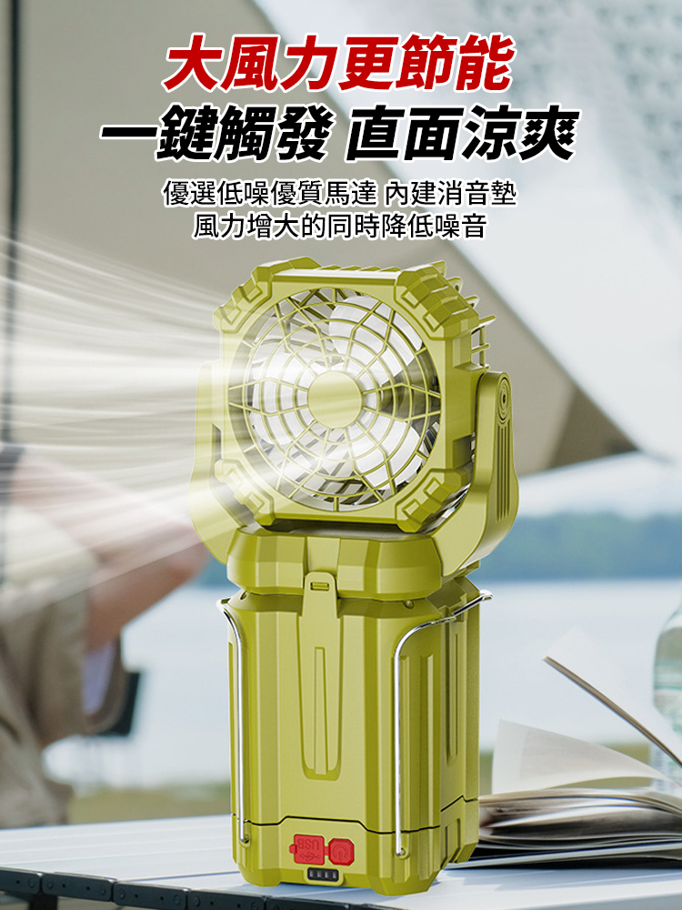 太陽能LED強光戶外風扇馬燈