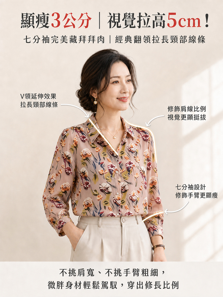 氣質百搭減齡襯衫