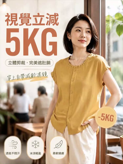 復古顯瘦百搭短袖