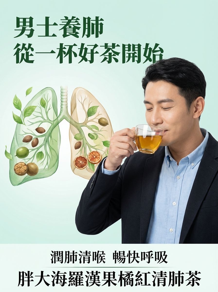 胖大海羅漢果橘紅清肺茶