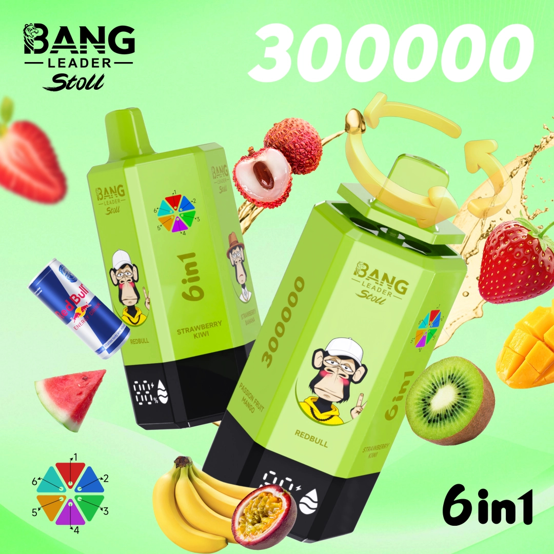 BANG Leader Stoll 300K 6in1｜最大300,000パフ・6フレーバー