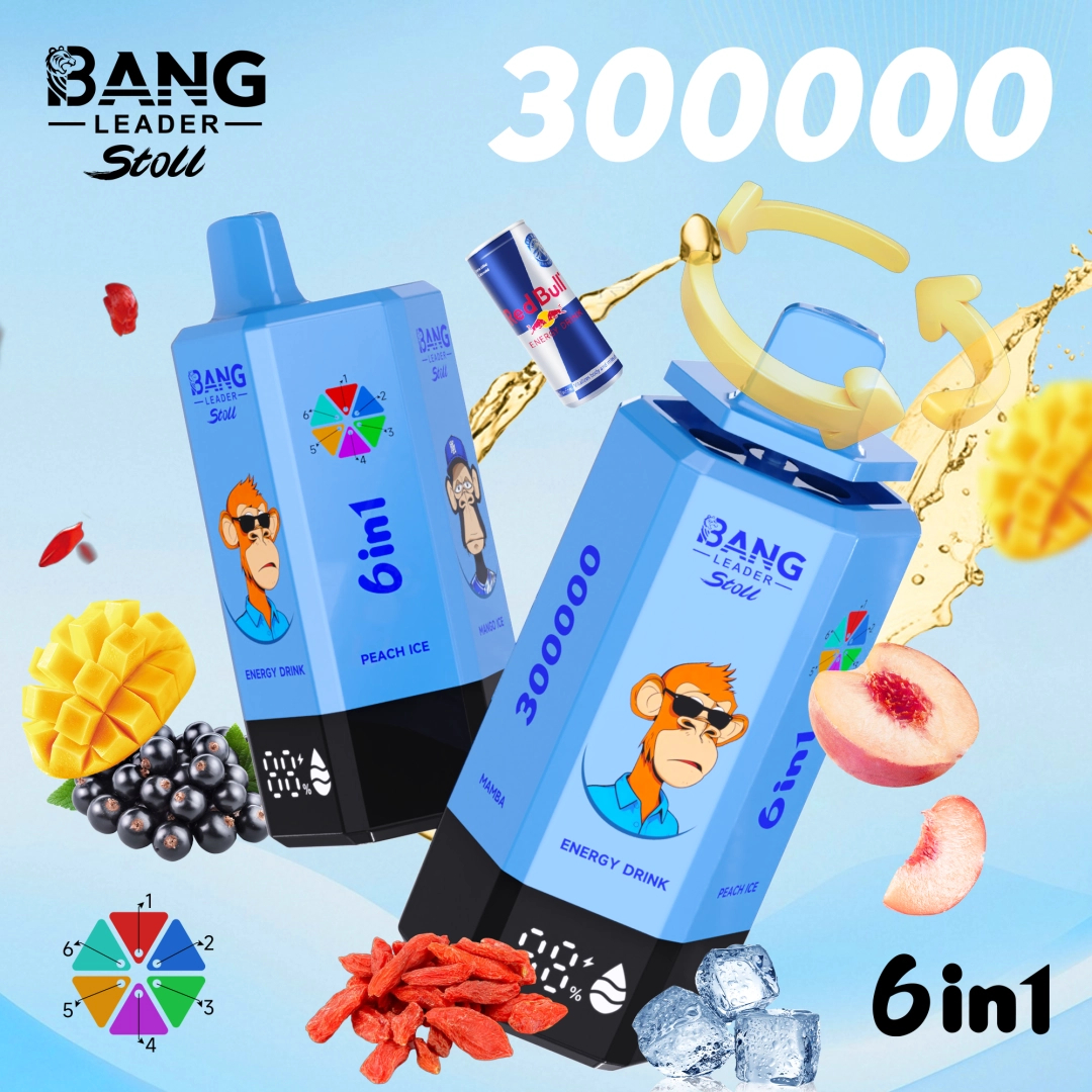 BANG Leader Stoll 300K 6in1｜最大300,000パフ・6フレーバー
