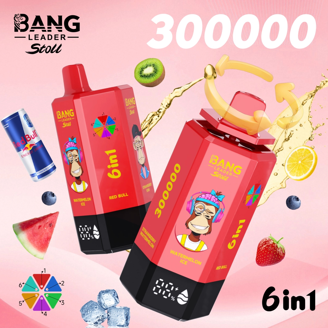 BANG Leader Stoll 300K 6in1｜最大300,000パフ・6フレーバー