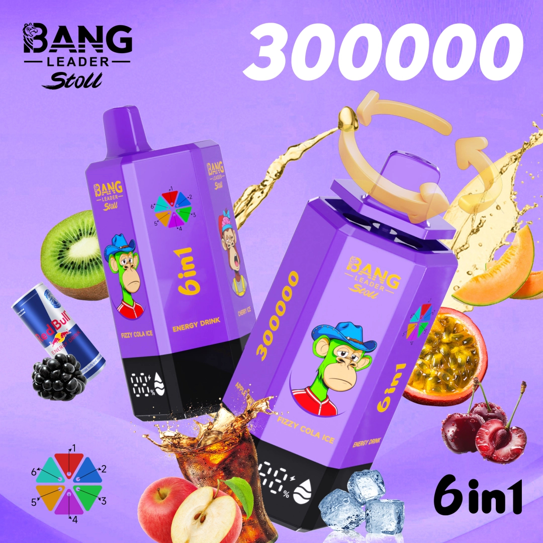 BANG Leader Stoll 300K 6in1｜最大300,000パフ・6フレーバー