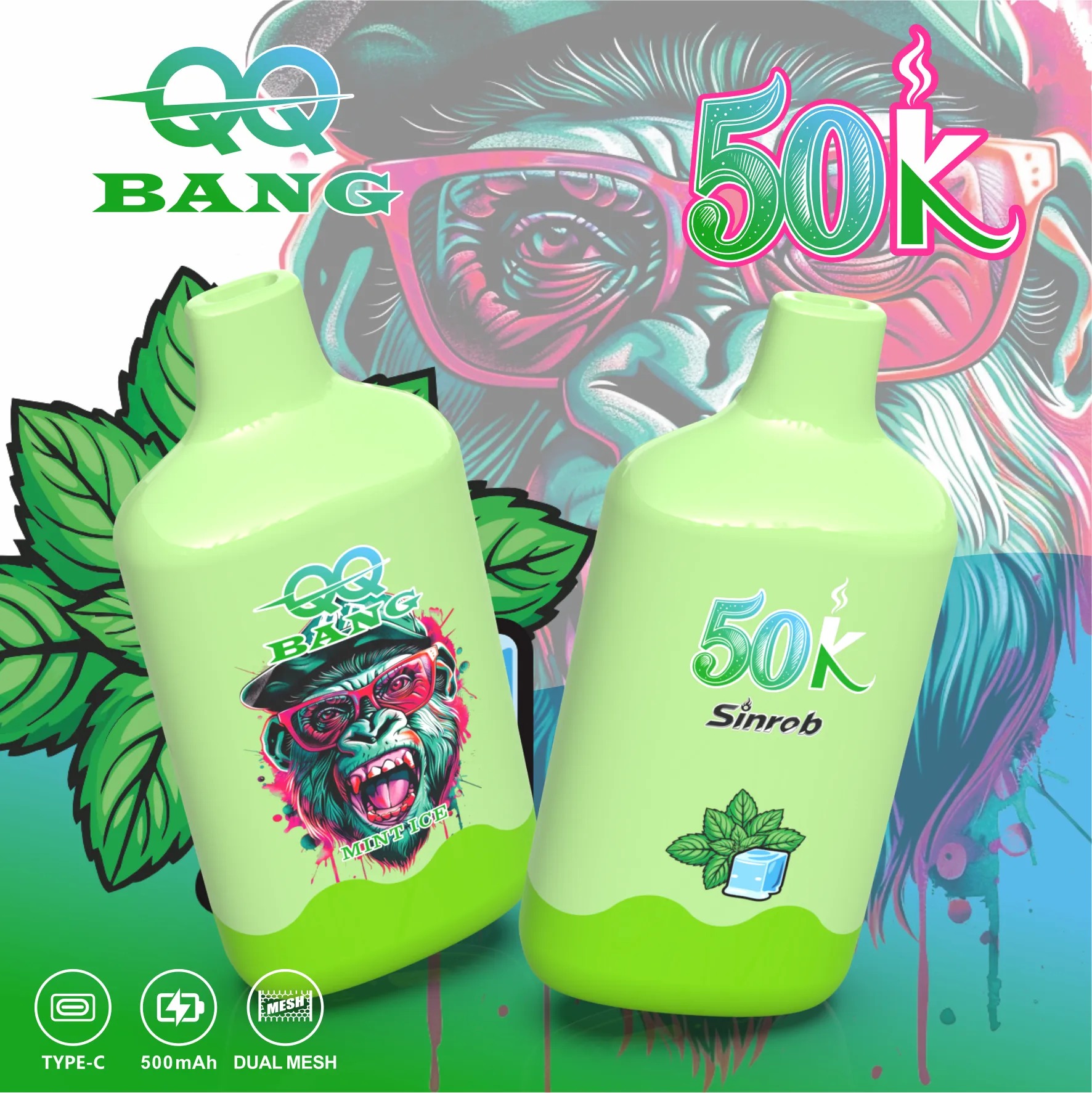 QQ BANG 50K シングルフレーバーデバイス｜充電式・ロングユース